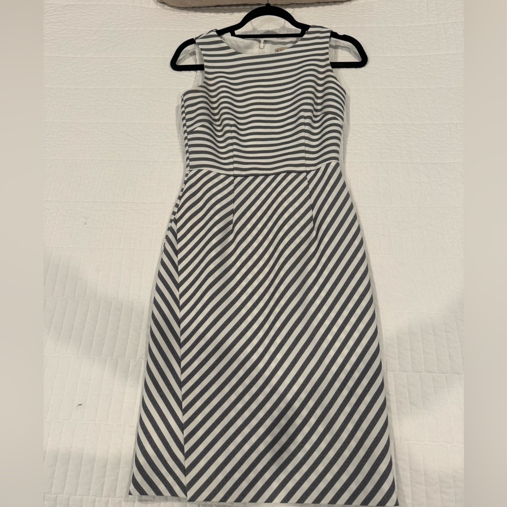 Gray & White Cremieux Dress